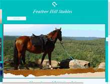 Tablet Screenshot of featherhills.com